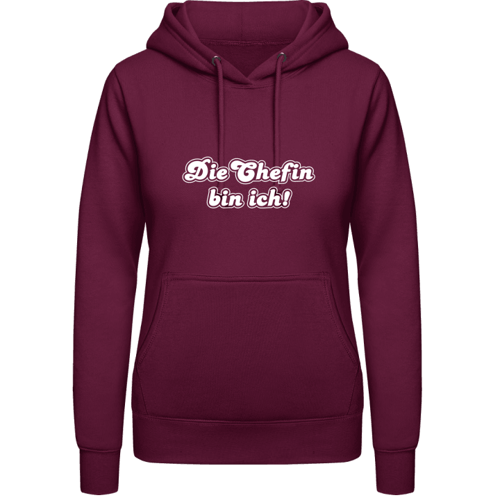 Chefin Vrouwen Hoodie contain pic