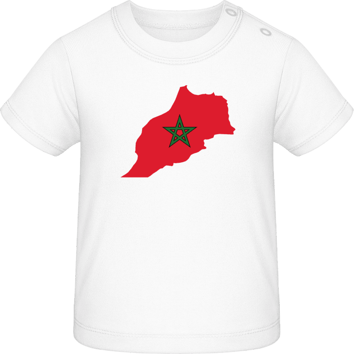 Marocco Map Baby T-skjorte contain pic