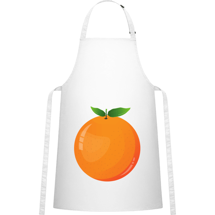 Naranja Delantal de cocina contain pic
