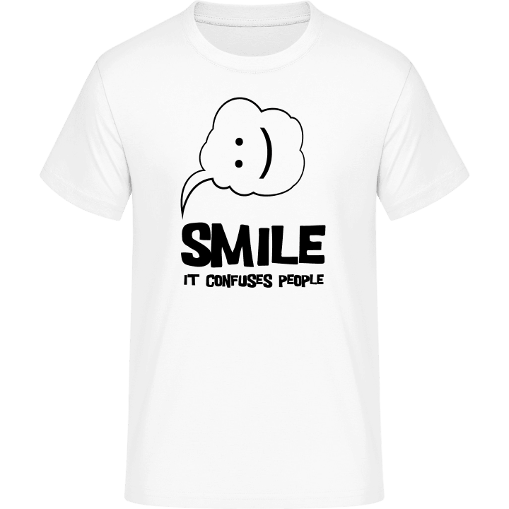 Smile It Confuses People T-Shirt contain pic