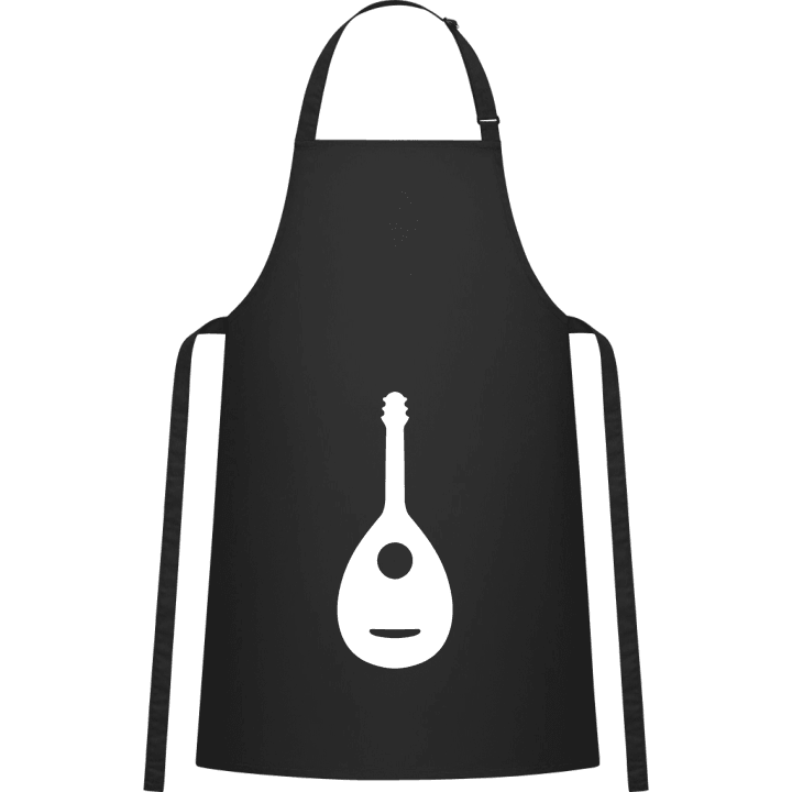 Mandolin Instrument Silhouette Kitchen Apron contain pic