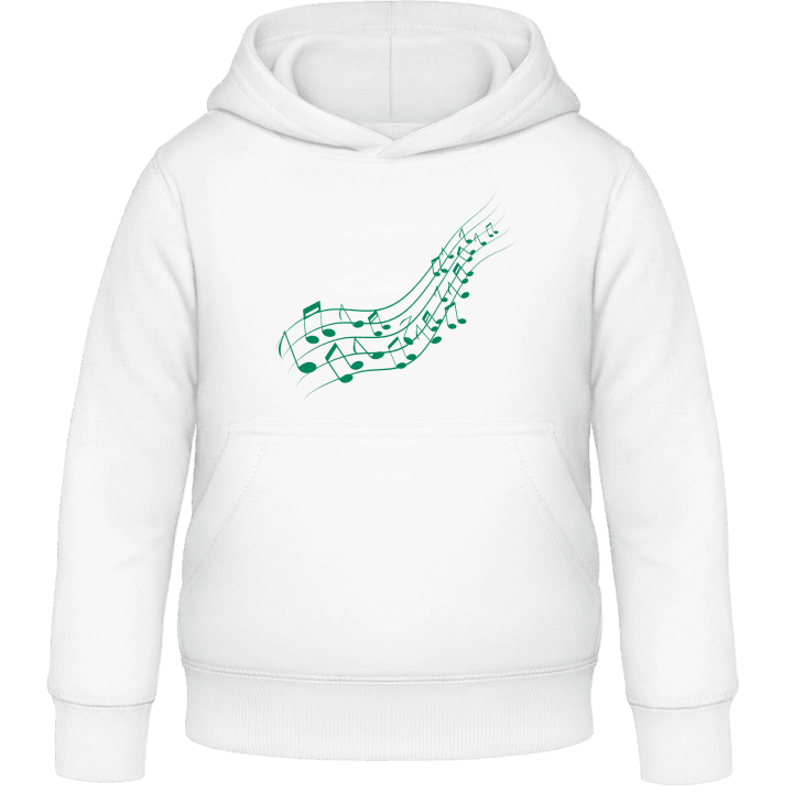 Music Notes Illustration Kids Hoodie contain pic
