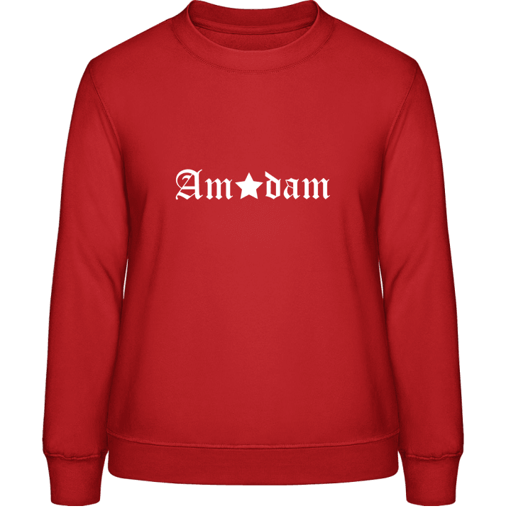 Amsterdam Star Sweatshirt för kvinnor contain pic