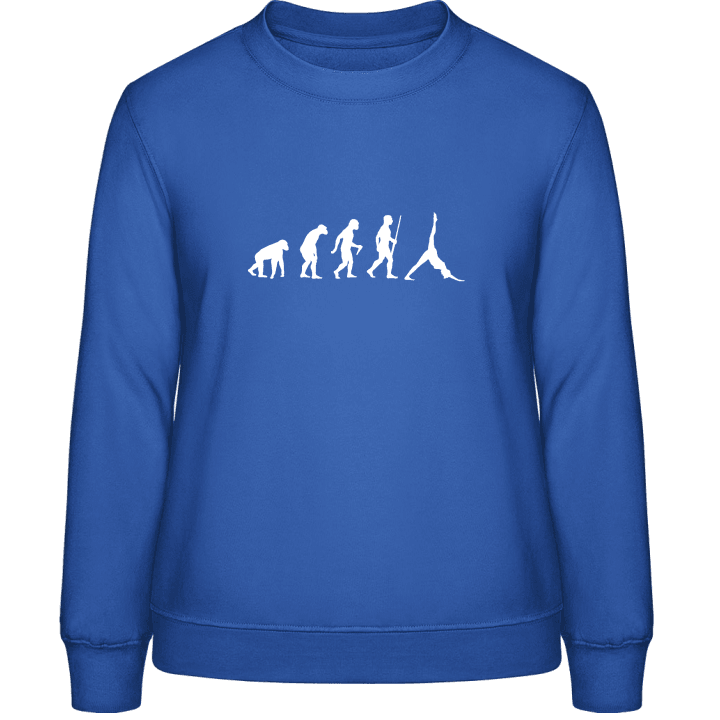 Yoga Gymnastics Evolution Sweatshirt för kvinnor contain pic