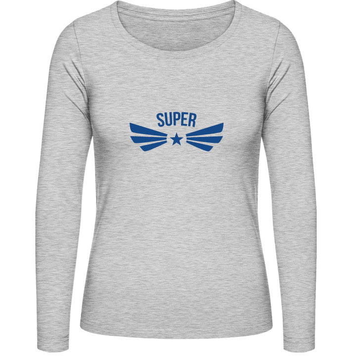 Winged Super + YOUR TEXT Langærmet skjorte til kvinder 0 image