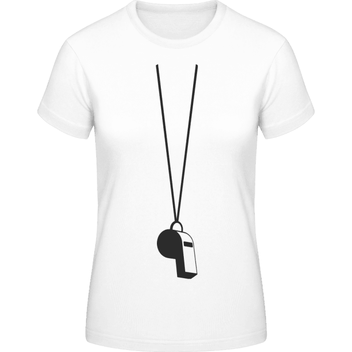 visselpipa Silhouette T-shirt för kvinnor contain pic