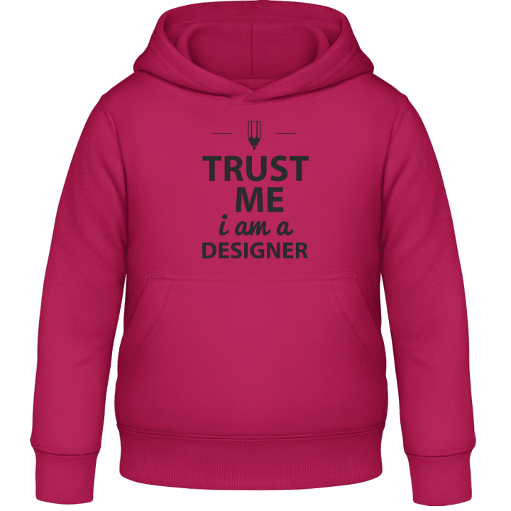 Trust Me I´m A Designer Sweat à capuche pour enfants contain pic
