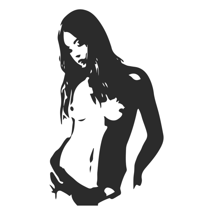 Naked Woman T-shirt för kvinnor 0 image