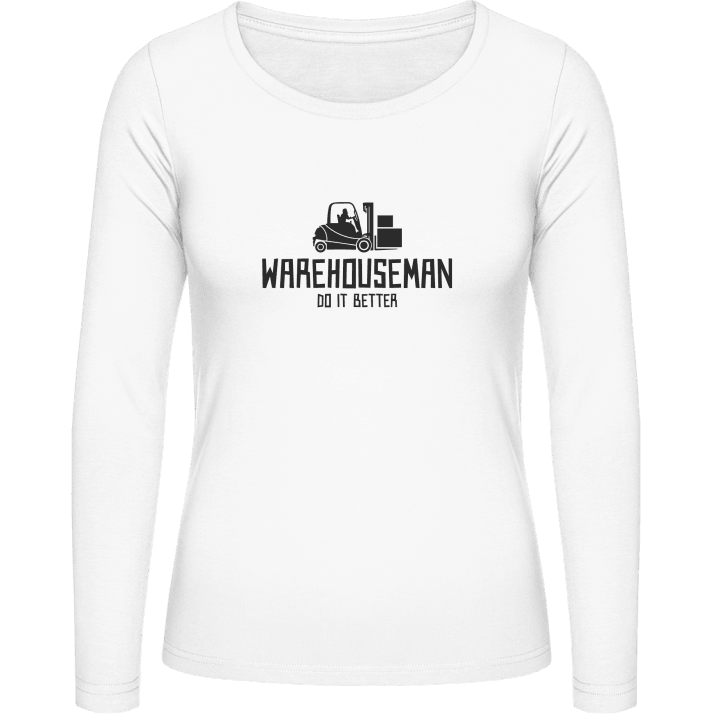 Warehouseman Do It Better T-shirt à manches longues pour femmes contain pic