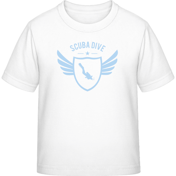 Scuba Dive Winged T-shirt för barn contain pic