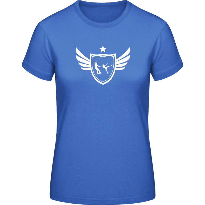 Ice Skating Winged T-shirt pour femme contain pic