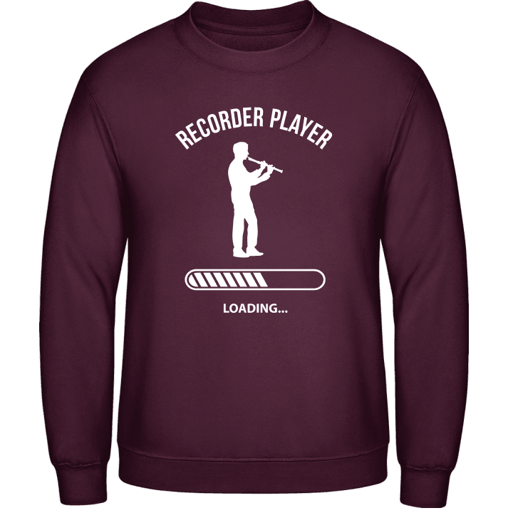 Recorder Player Loading Sweatshirt contain pic