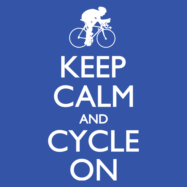 Keep Calm and Cycle on Vrouwen Lange Mouw Shirt 0 image