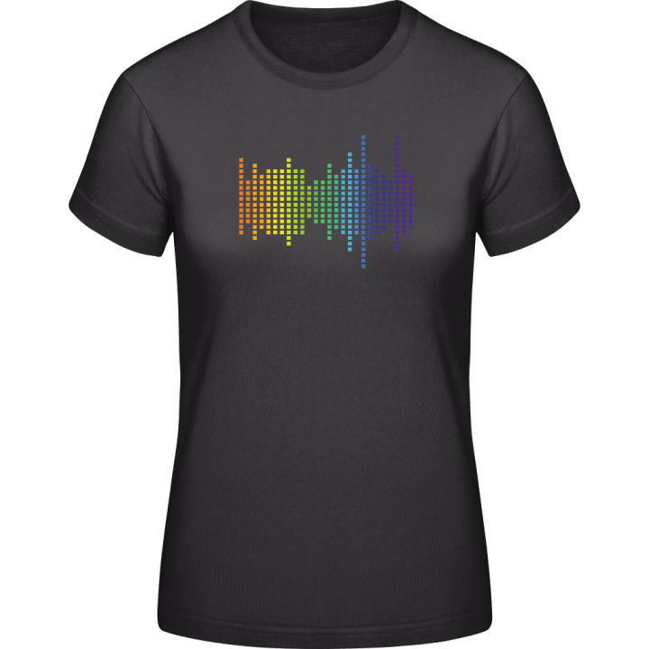 Printed Equalizer Beat Sound Frauen T-Shirt contain pic