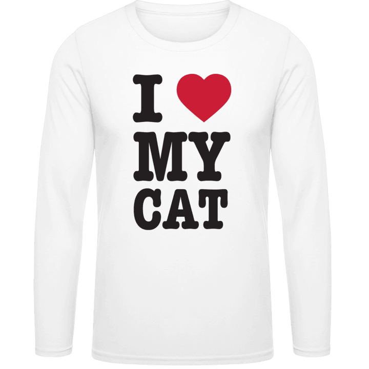 I Love My Cat Shirt met lange mouwen 0 image