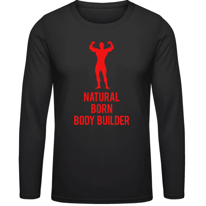 Natural Born Body Builder Langermet skjorte contain pic