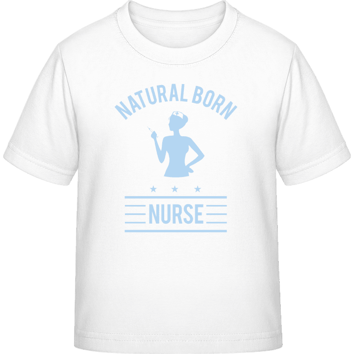 Natural Born Nurse T-skjorte for barn contain pic