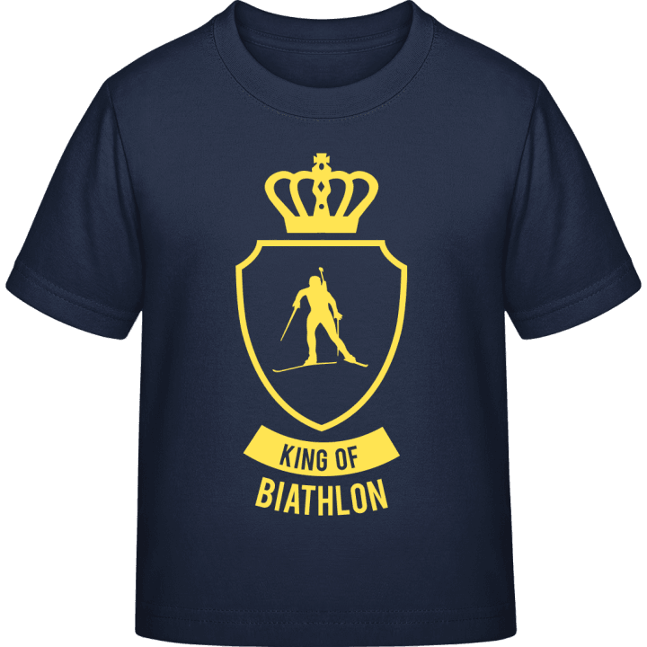 King of Biathlon T-skjorte for barn contain pic