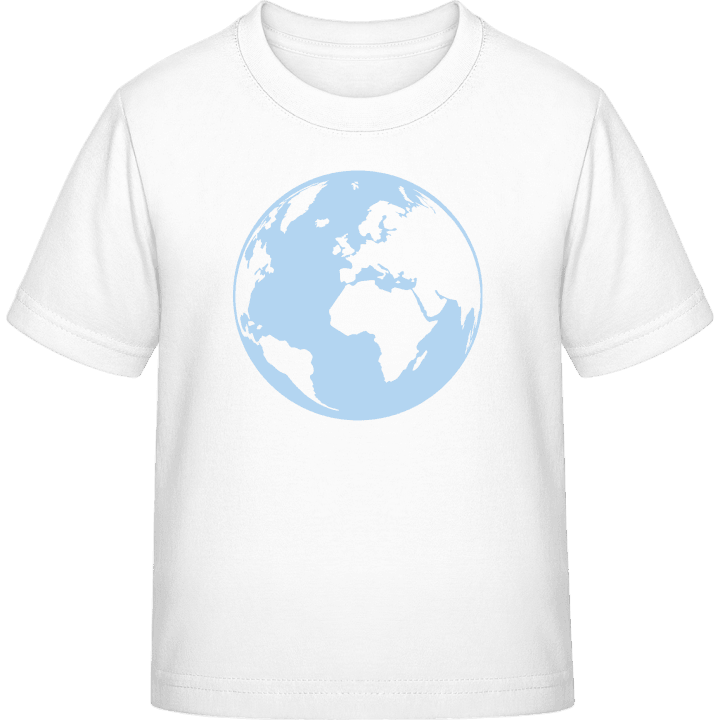 Earth Globe T-skjorte for barn contain pic