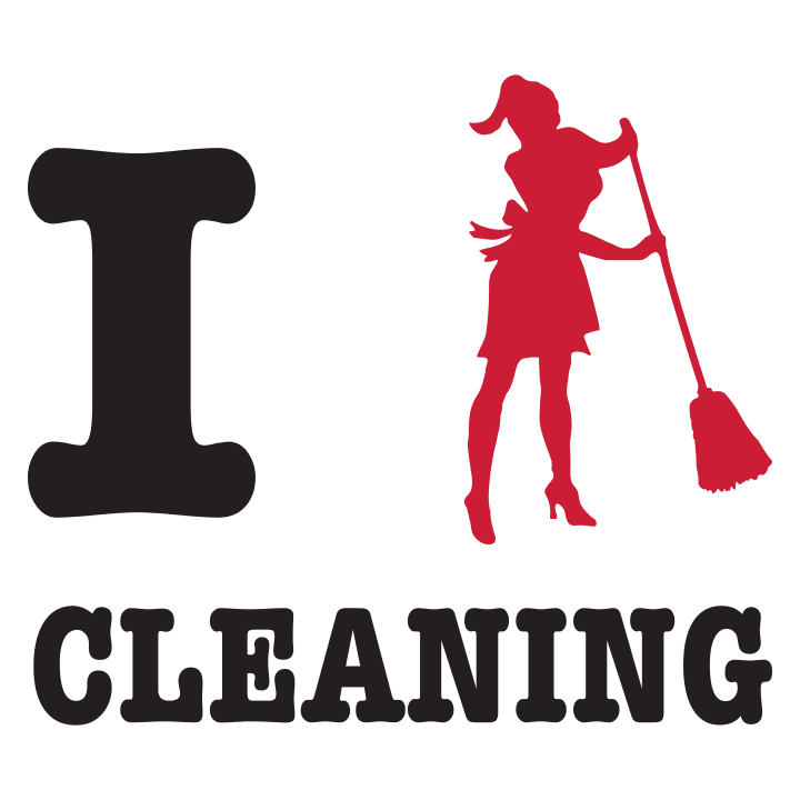 I Love Cleaning Felpa con cappuccio da donna 0 image
