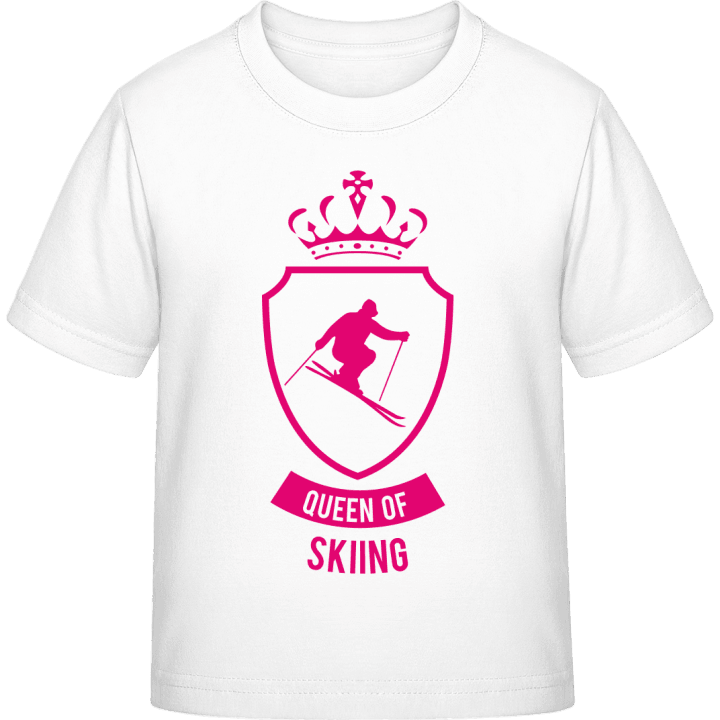 Queen of Skiing Maglietta per bambini contain pic