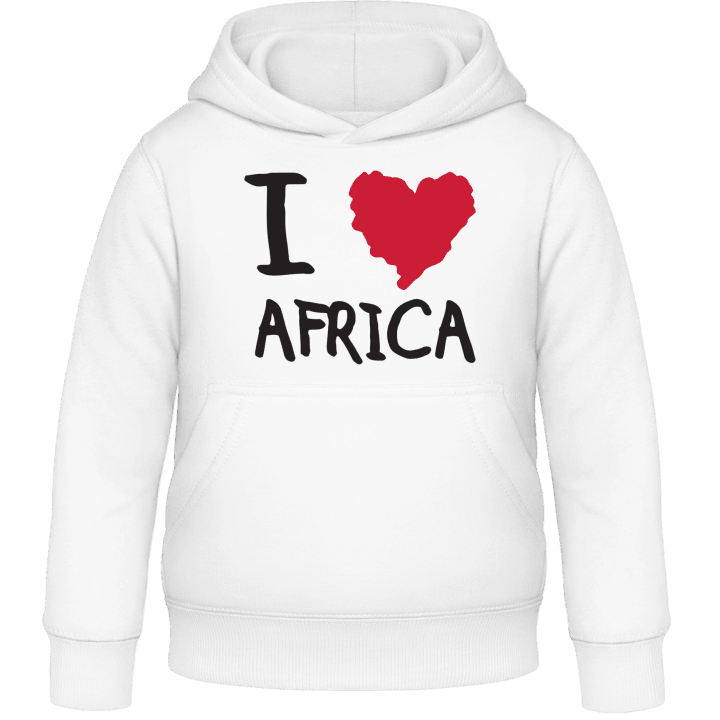 I Love Africa Sweat à capuche pour enfants contain pic