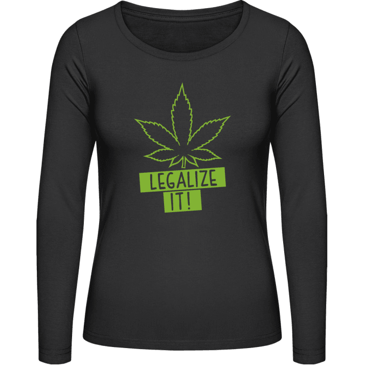 Legalize It Langermet skjorte for kvinner contain pic