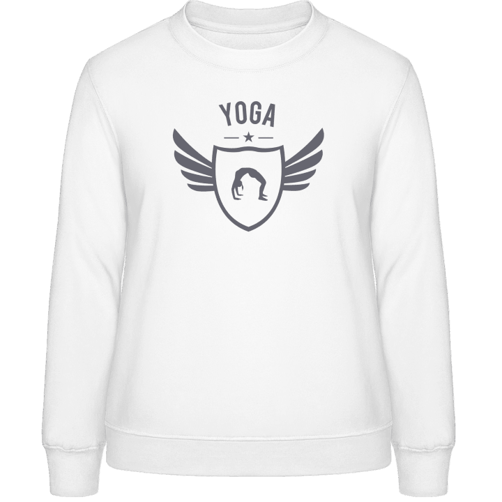 Yoga Winged Sweat-shirt pour femme contain pic
