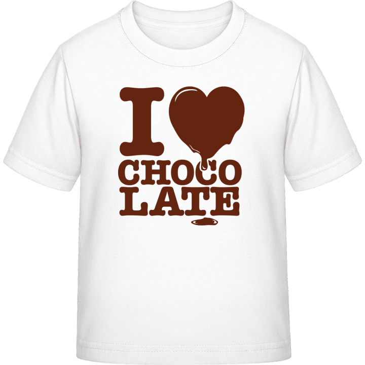 I Love Chocolate Kinderen T-shirt contain pic