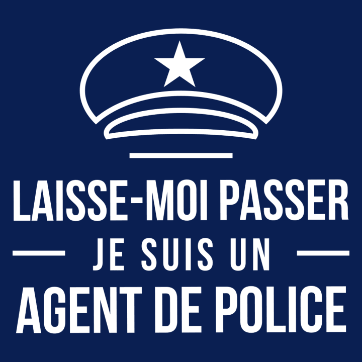Laisse-Moi Passer Je Suis Un Agent de Police Langermet skjorte 0 image