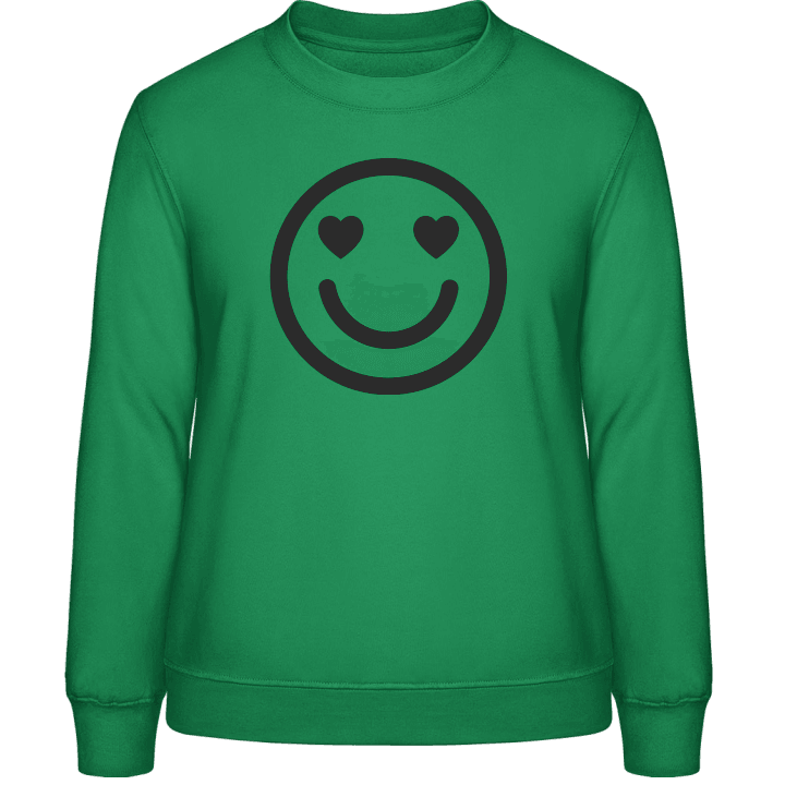 Smiley in Love Sweat-shirt pour femme contain pic