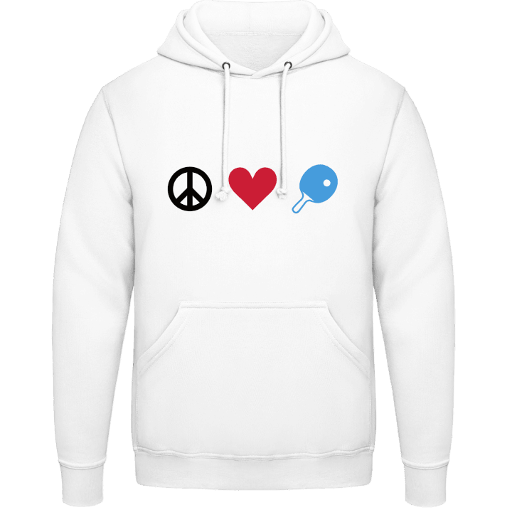 Peace Love Ping Pong Hoodie contain pic