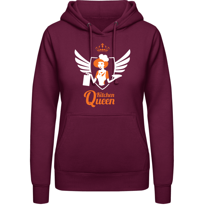Kitchen Queen Winged Sudadera con capucha para mujer contain pic