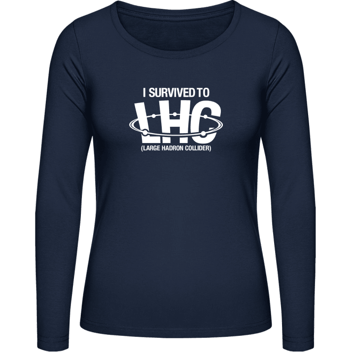 I Survived LHC T-shirt à manches longues pour femmes contain pic