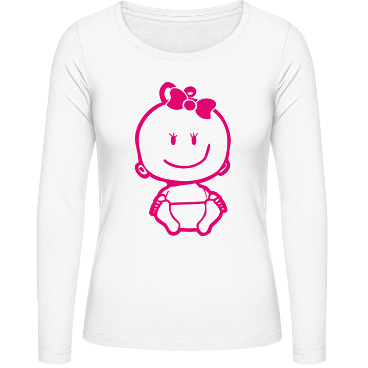 Baby Girl Icon Langermet skjorte for kvinner 0 image