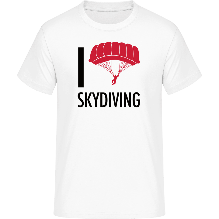 I Love Skydiving T-skjorte contain pic