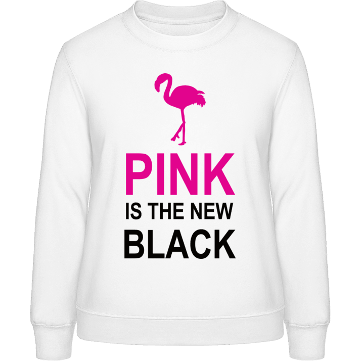 Pink Is The New Black Flamingo Women Sweatshirt 0 image
