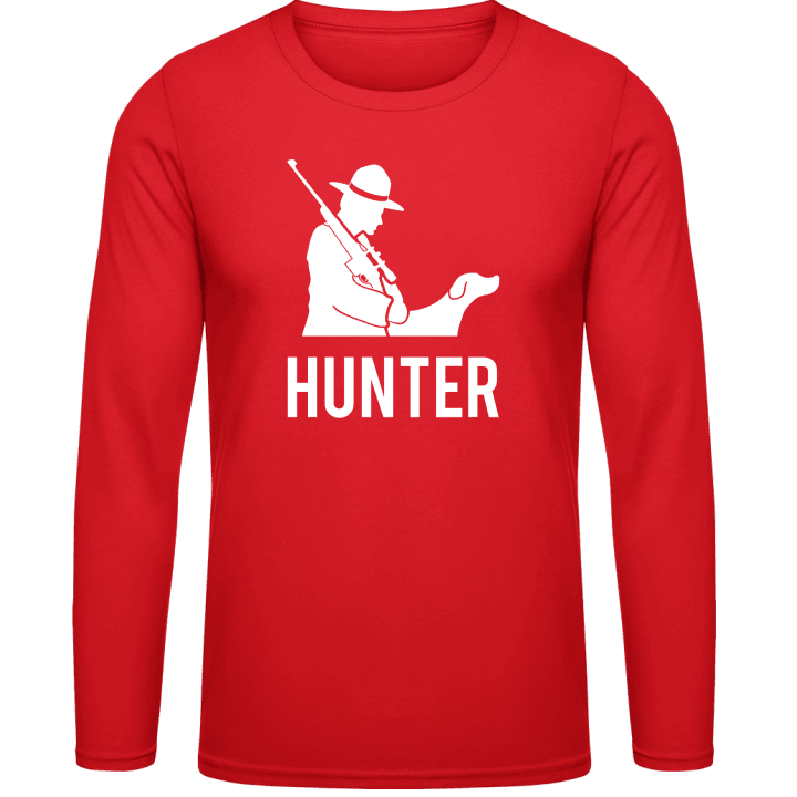 Hunting Silhouette T-shirt à manches longues contain pic