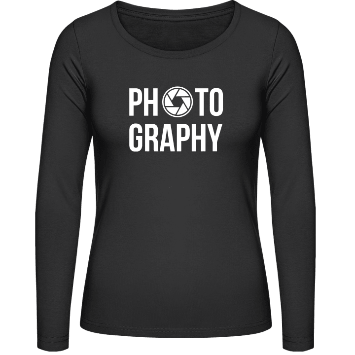 Photography Lens T-shirt à manches longues pour femmes contain pic