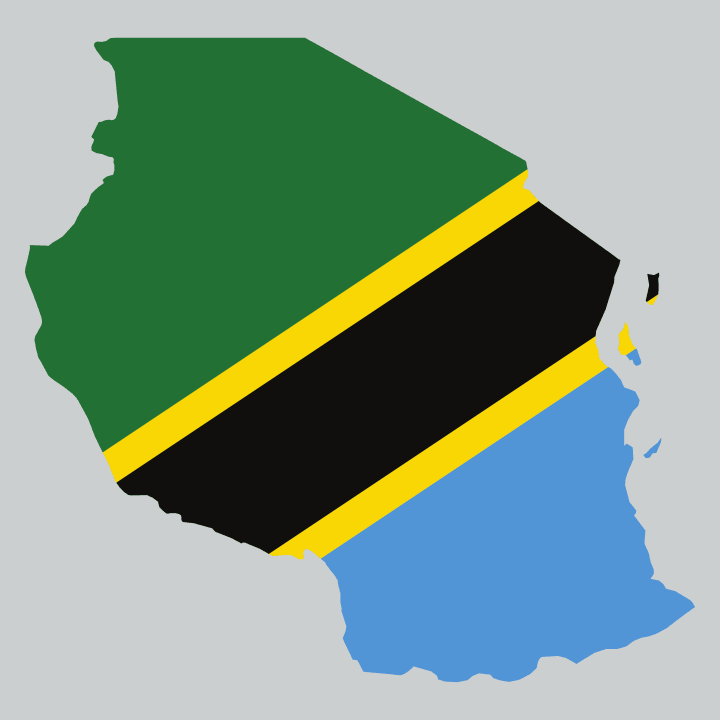 Tansania Map Naisten huppari 0 image