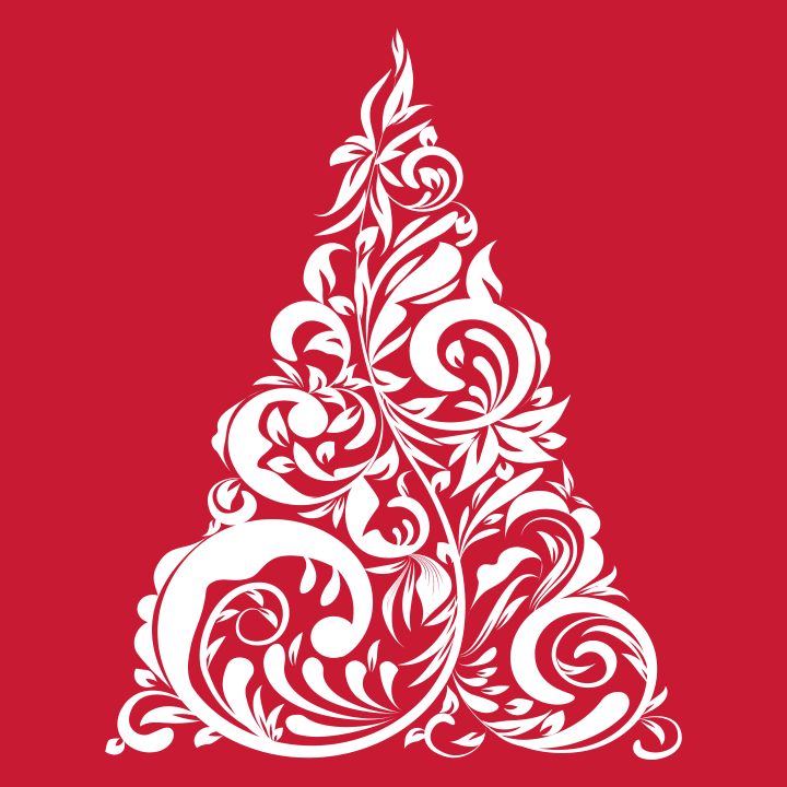 Christmas Tree Floral T-shirt för kvinnor 0 image