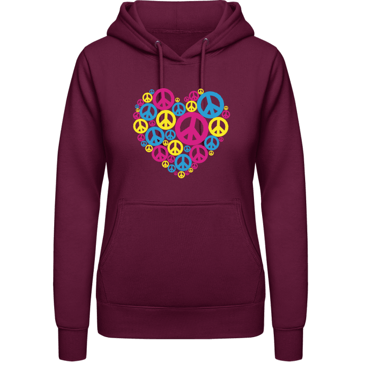 Love Peace Vrouwen Hoodie contain pic