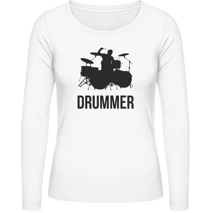 Drummer Kvinnor långärmad skjorta contain pic