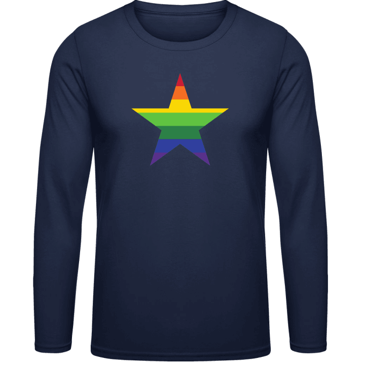 Rainbow Star Langermet skjorte contain pic