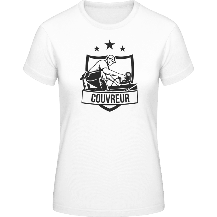 Couvreur blason T-shirt pour femme contain pic