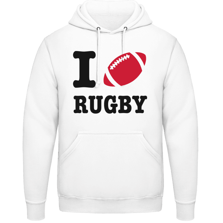 I Love Rugby Sweat à capuche contain pic