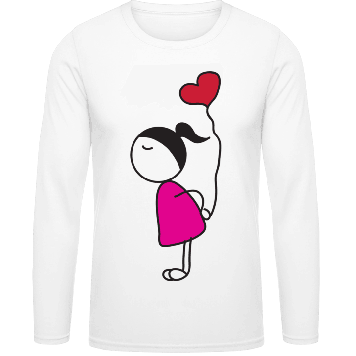 Girl In Love Langermet skjorte contain pic
