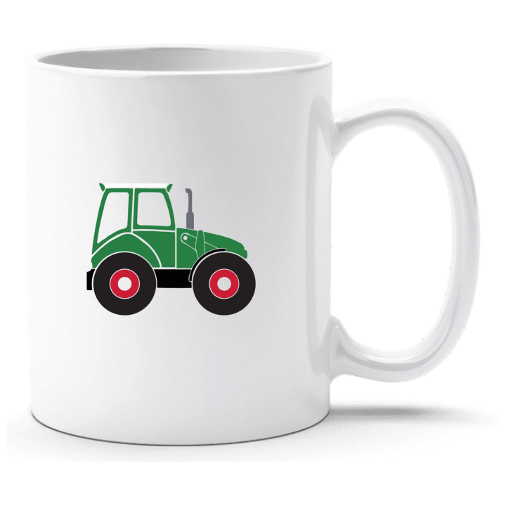 Green Tractor Taza contain pic