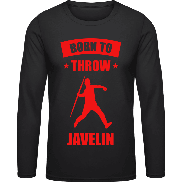 Born To Throw Javelin Langermet skjorte contain pic