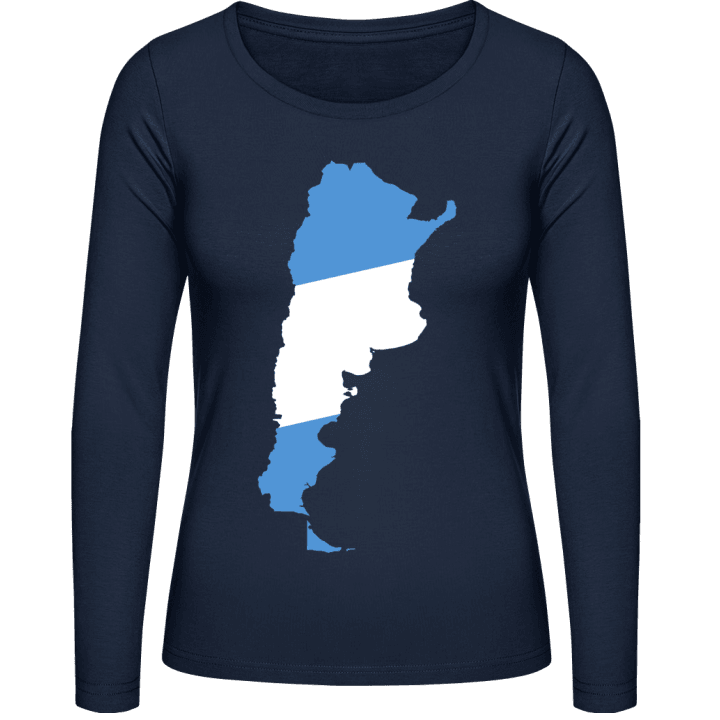 Argentina Flag T-shirt à manches longues pour femmes contain pic